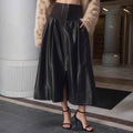 Mid Length Umbrella Skirt Half Length Skirt