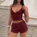 Women's Solid Color Pajamas Comfortable Sleepwear