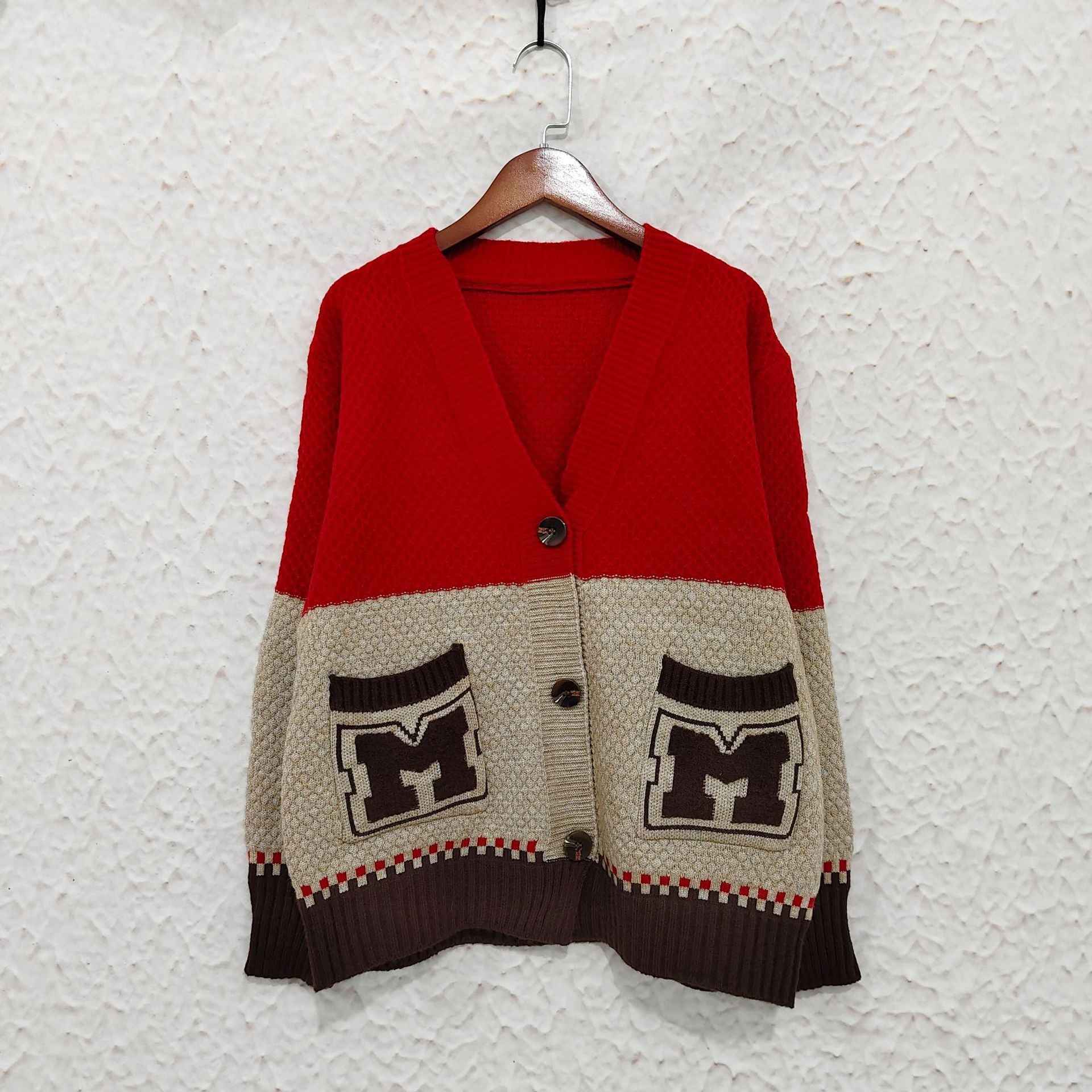 MUNSIEUR Knitted Cardigan Sweater