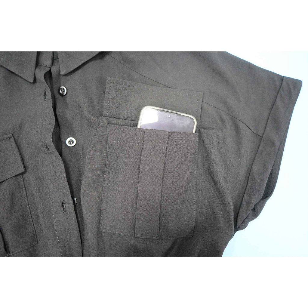 Solid Color Jumpsuit with Pockets