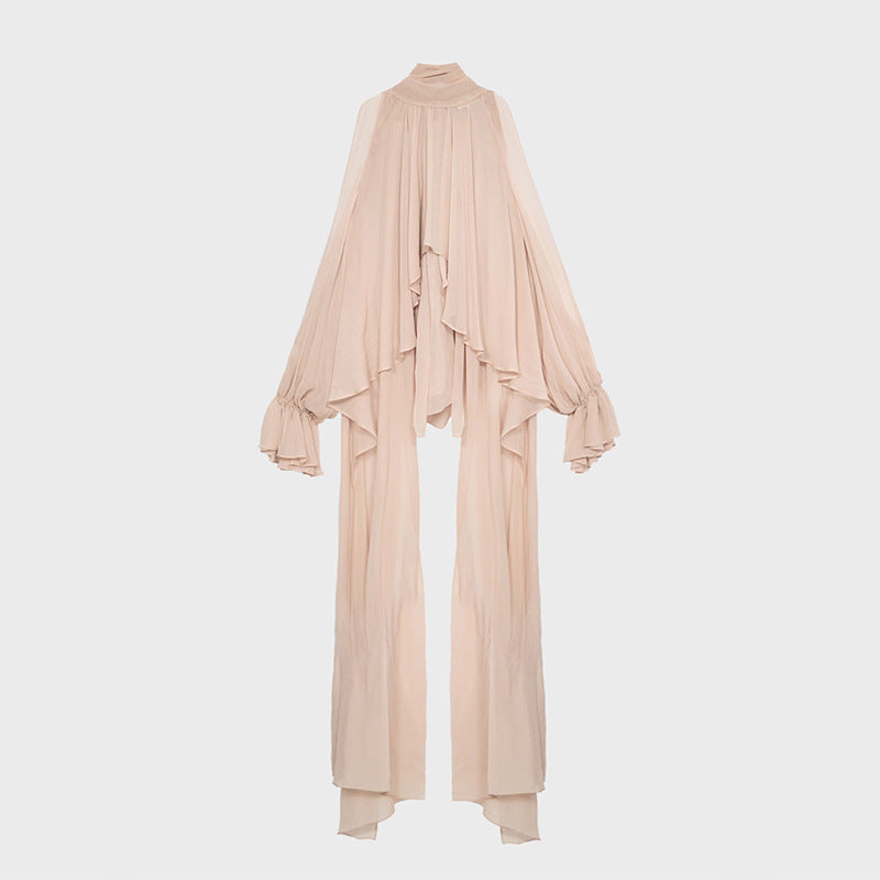 Casual Irregular Asymmetric Blouse