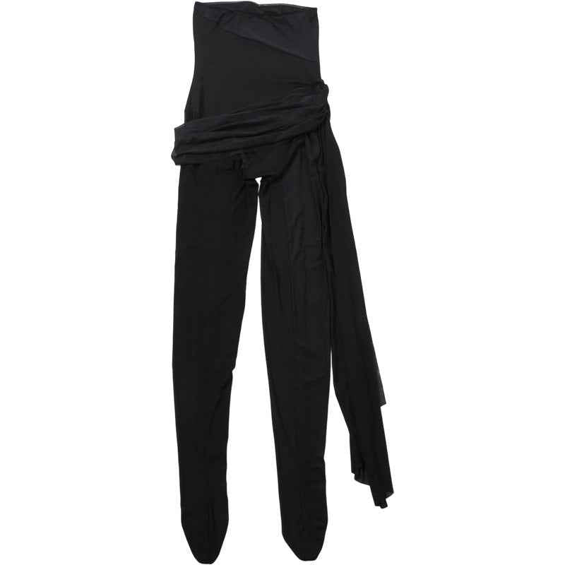 Slim Fit Backless Tube Top Jumpsuit