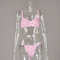 Spring Summer Lingerie Two Piece Set Casual