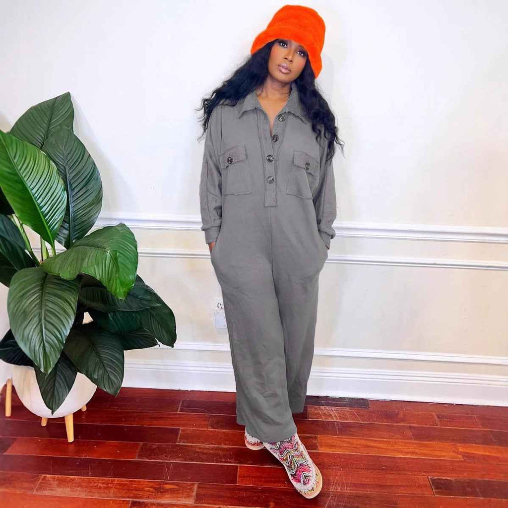 Oversized Casual Jumpsuit