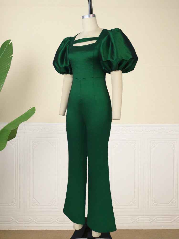 Puff Sleeve Jumpsuit Elegant