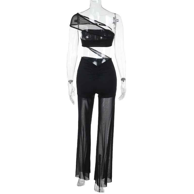 Women's Jumpsuit Cutout out See through