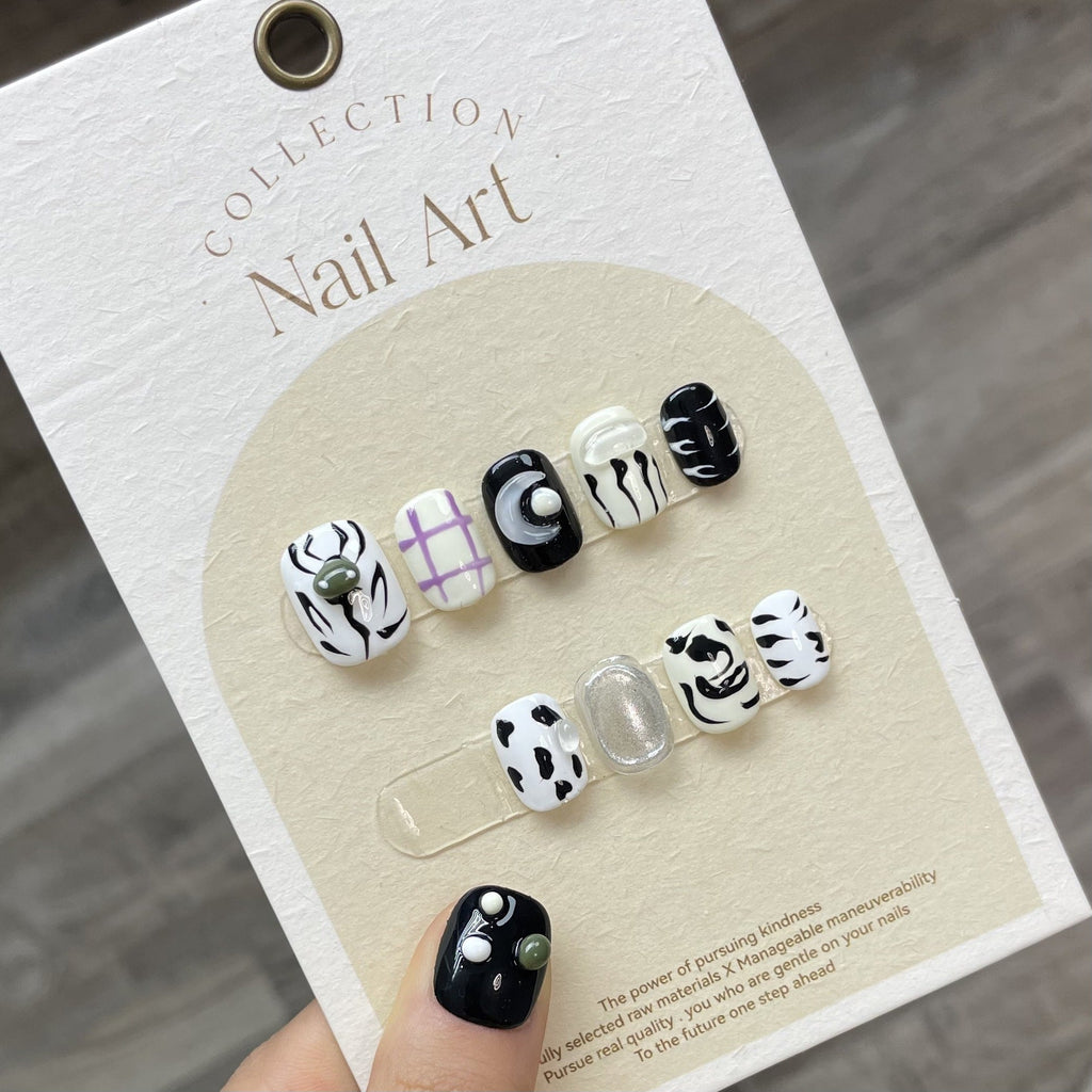 0938- Handmade press on nails fake nails removable