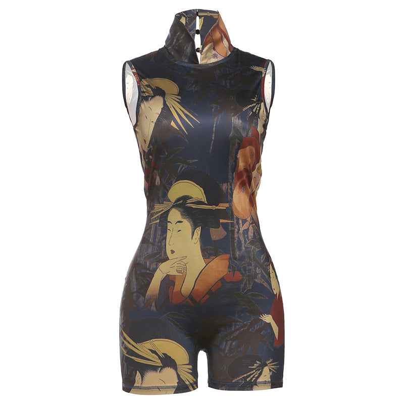 Sexy Slim Sleeveless Romper