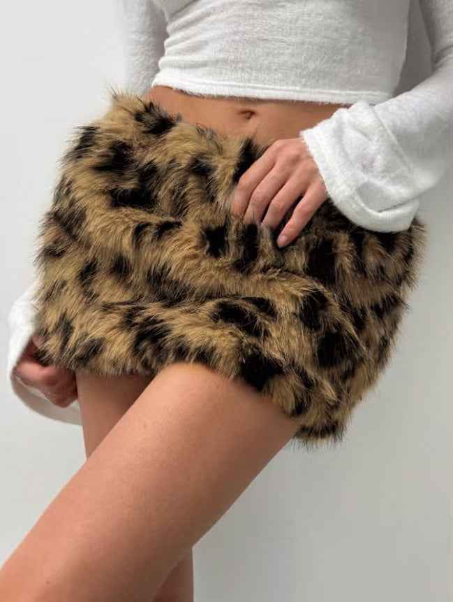 Authentic Premium Furry Skirt - Luxury Streetwear