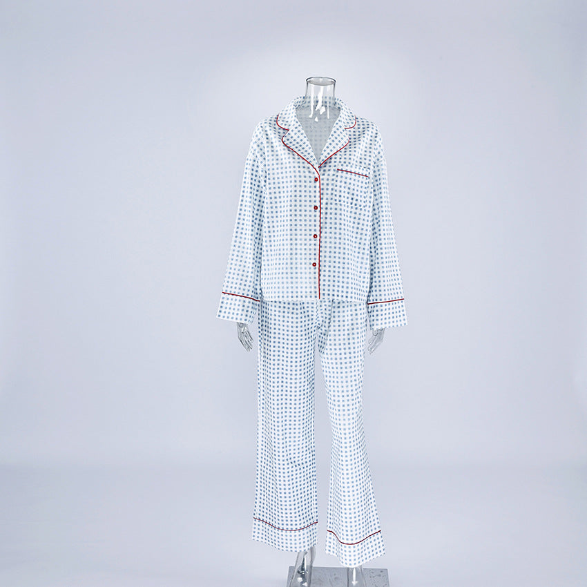 Women's Cotton Plaid Comfortable Sleepwear Loungewear for HER