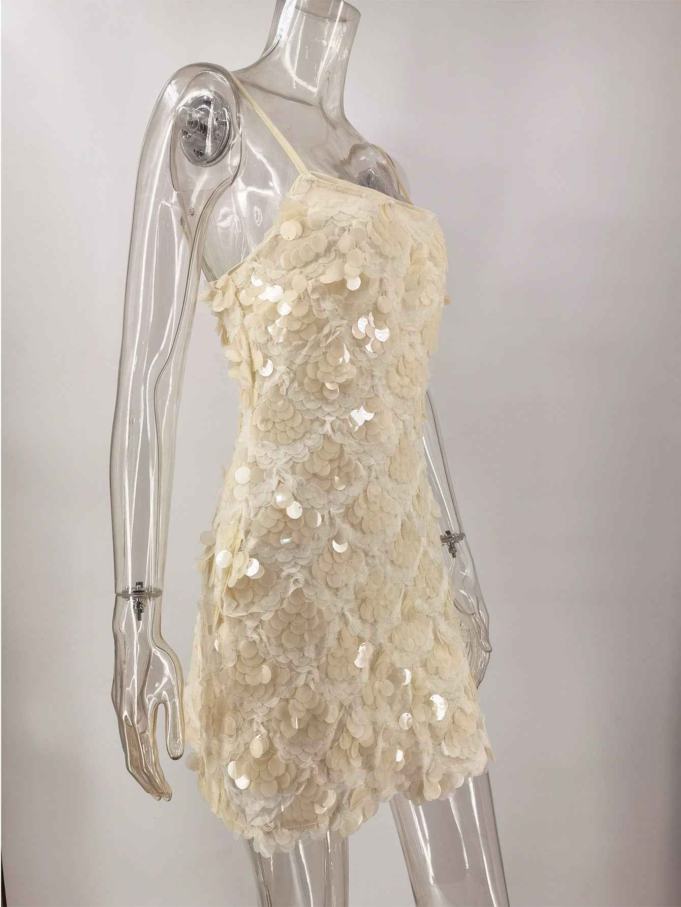 Backless Spaghetti Strap Party Dress