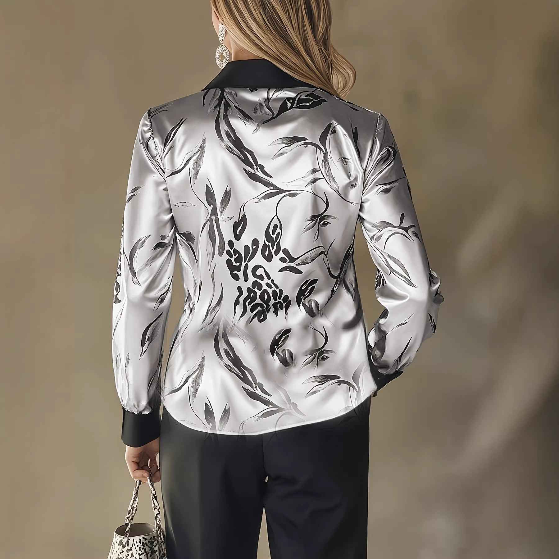 Elegant Satin Blouse for Women