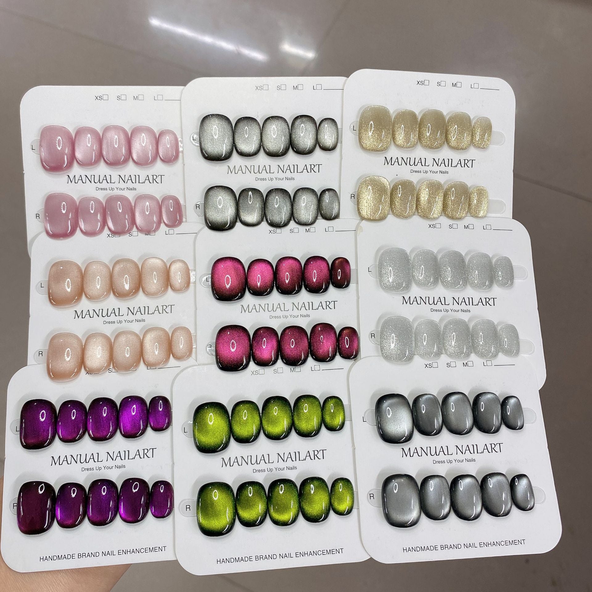 0965- Handmade press on nails fake nails removable