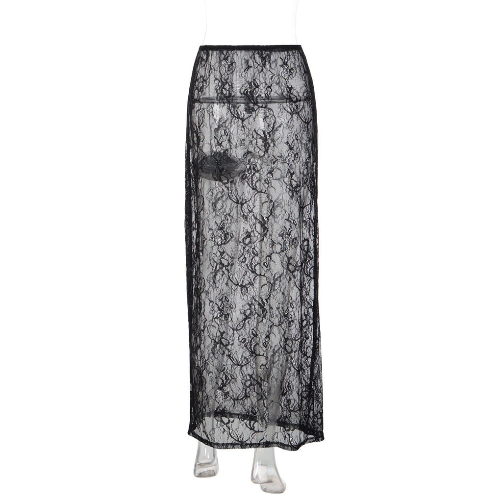 Lace Skirt and Dress Two Piece Set