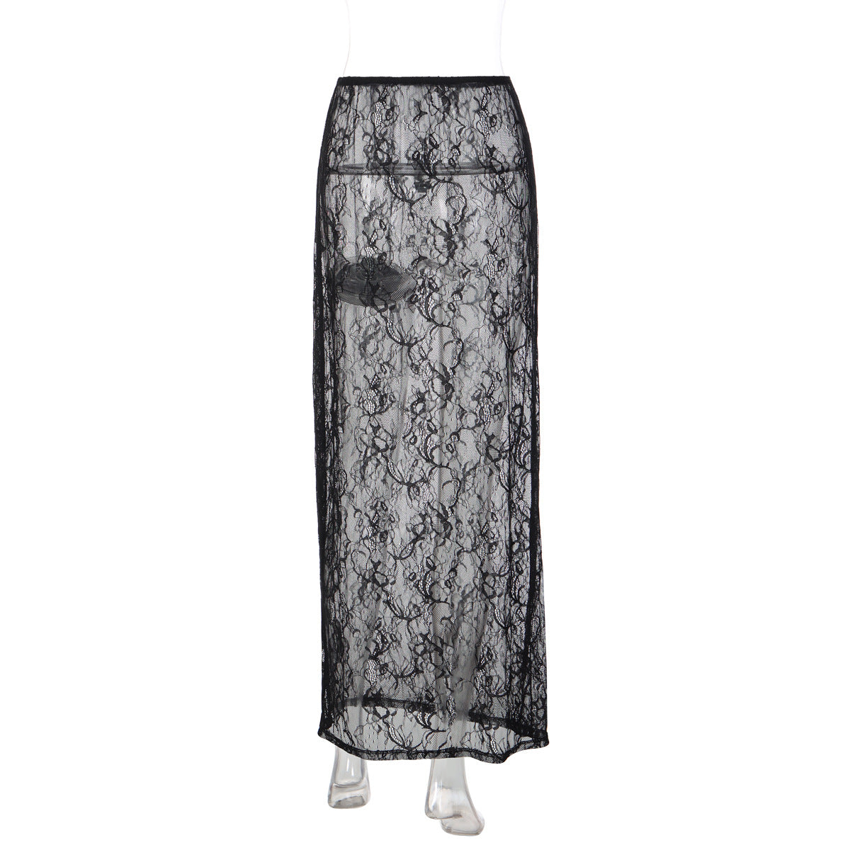 Lace Skirt and Dress Two Piece Set