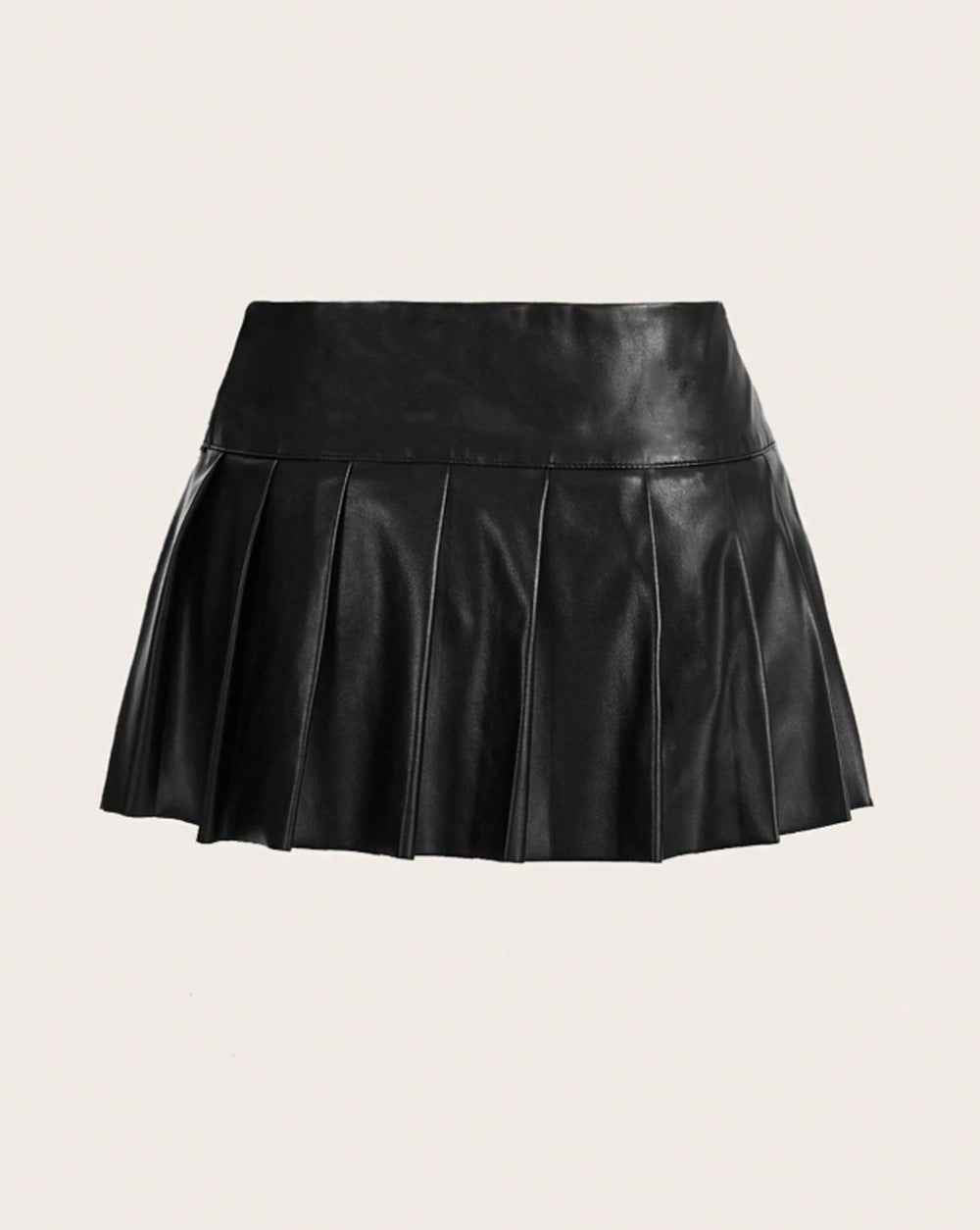 Sexy Pleated Skirt Pleated Split Skirt