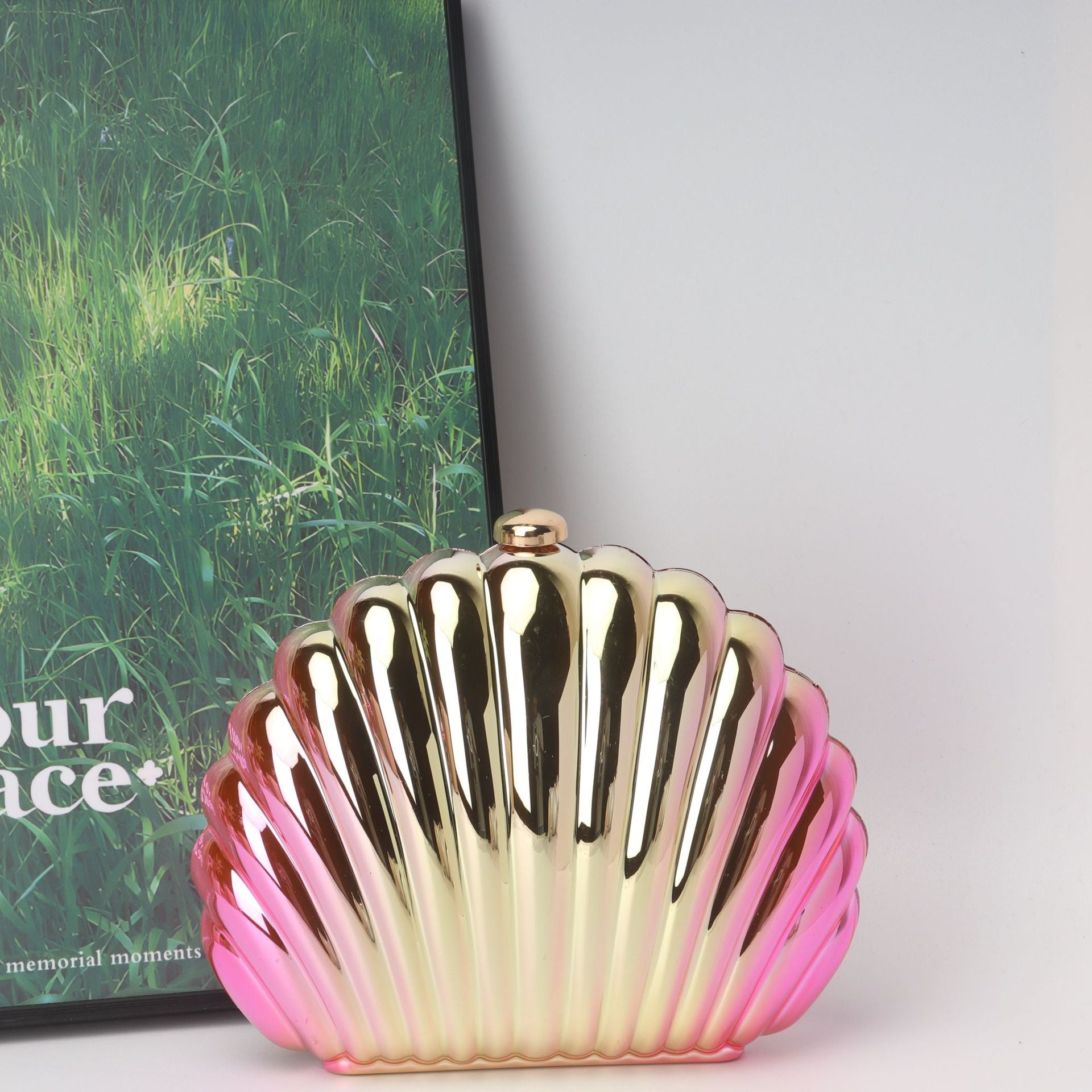 Shell Box Bag, Clutch Purse, Dinner Purse evening Clutch Purse Party