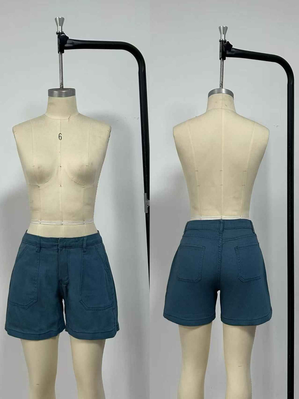 Women's Elastic Slim Retro Denim Bottoms