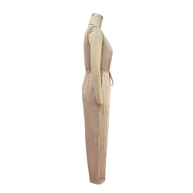 Summer Women's Clothing Solid Color Jumpsuit
