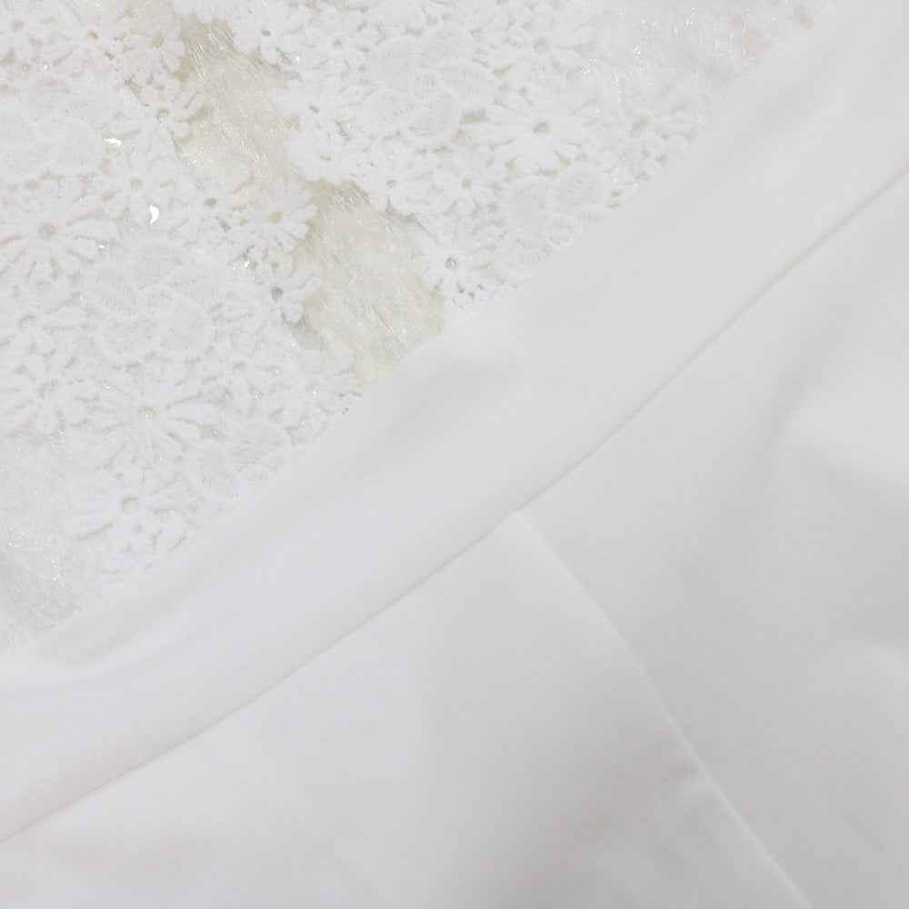 Party Turtleneck Sequin Lace Sheer Long Sleeve Top Loose Jumpsuit Women