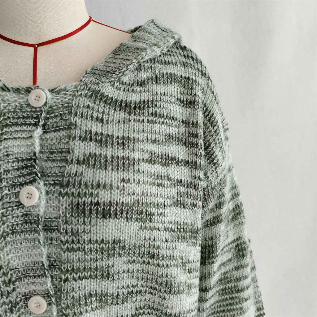 Knitted Cardigan Casual Loose Single Breasted Women Sweater