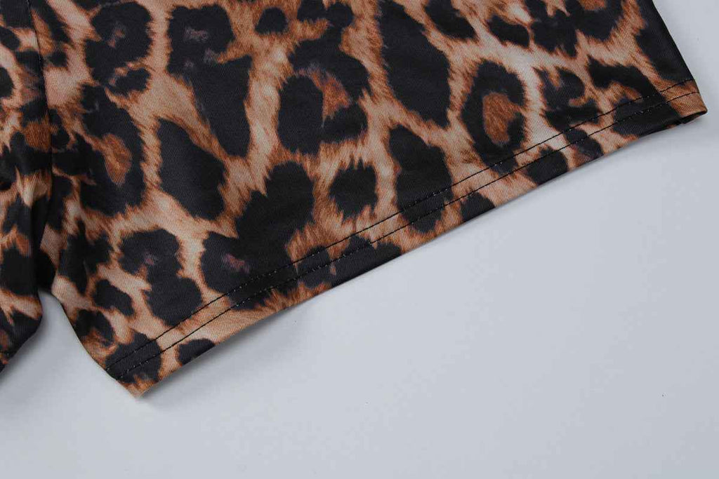 Leopard Print Romper