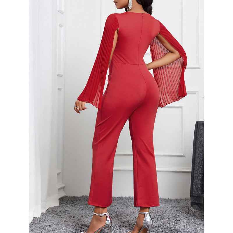 Niche Design Jumpsuit for Elegant Women