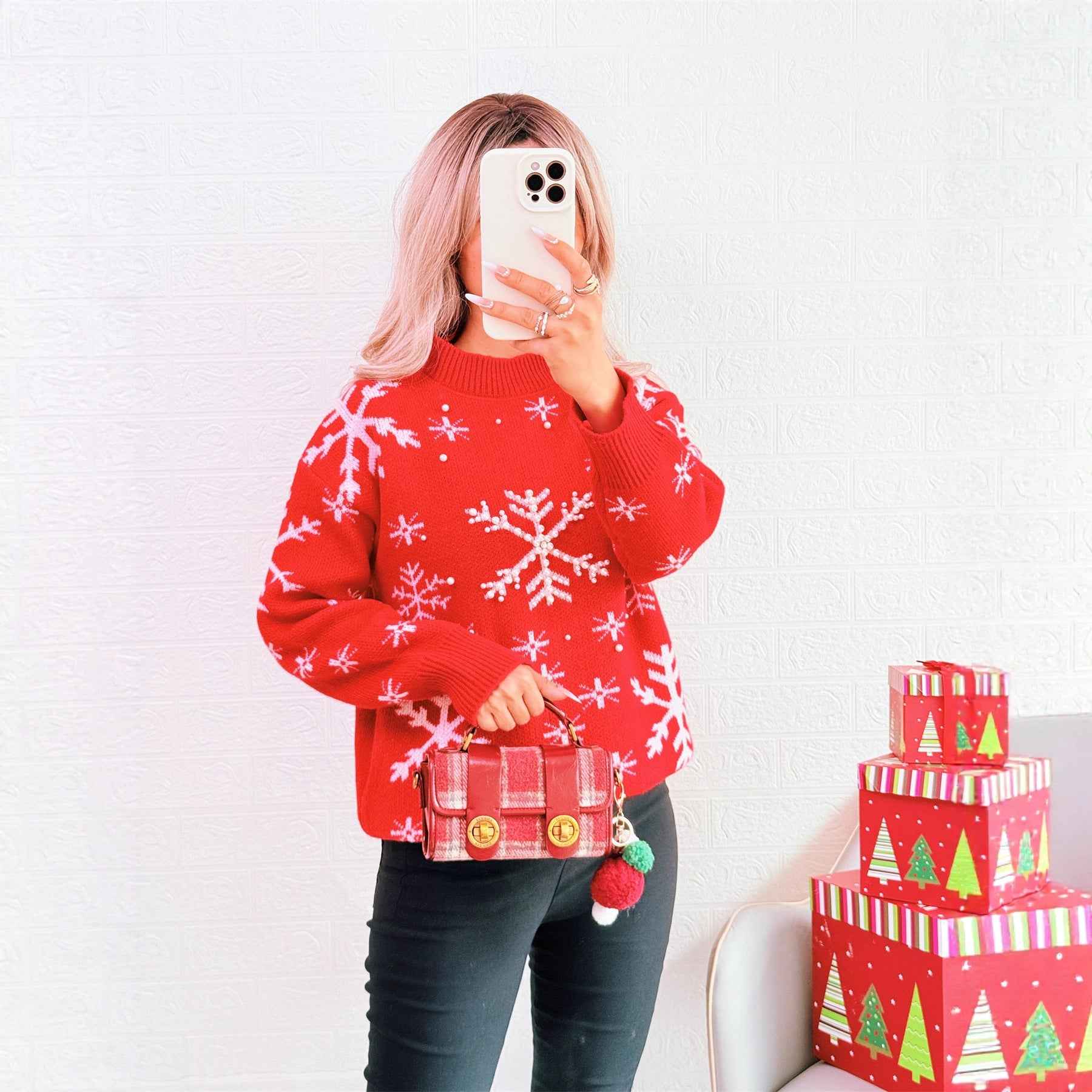 Christmas Knitted Pullover Casual Sweater