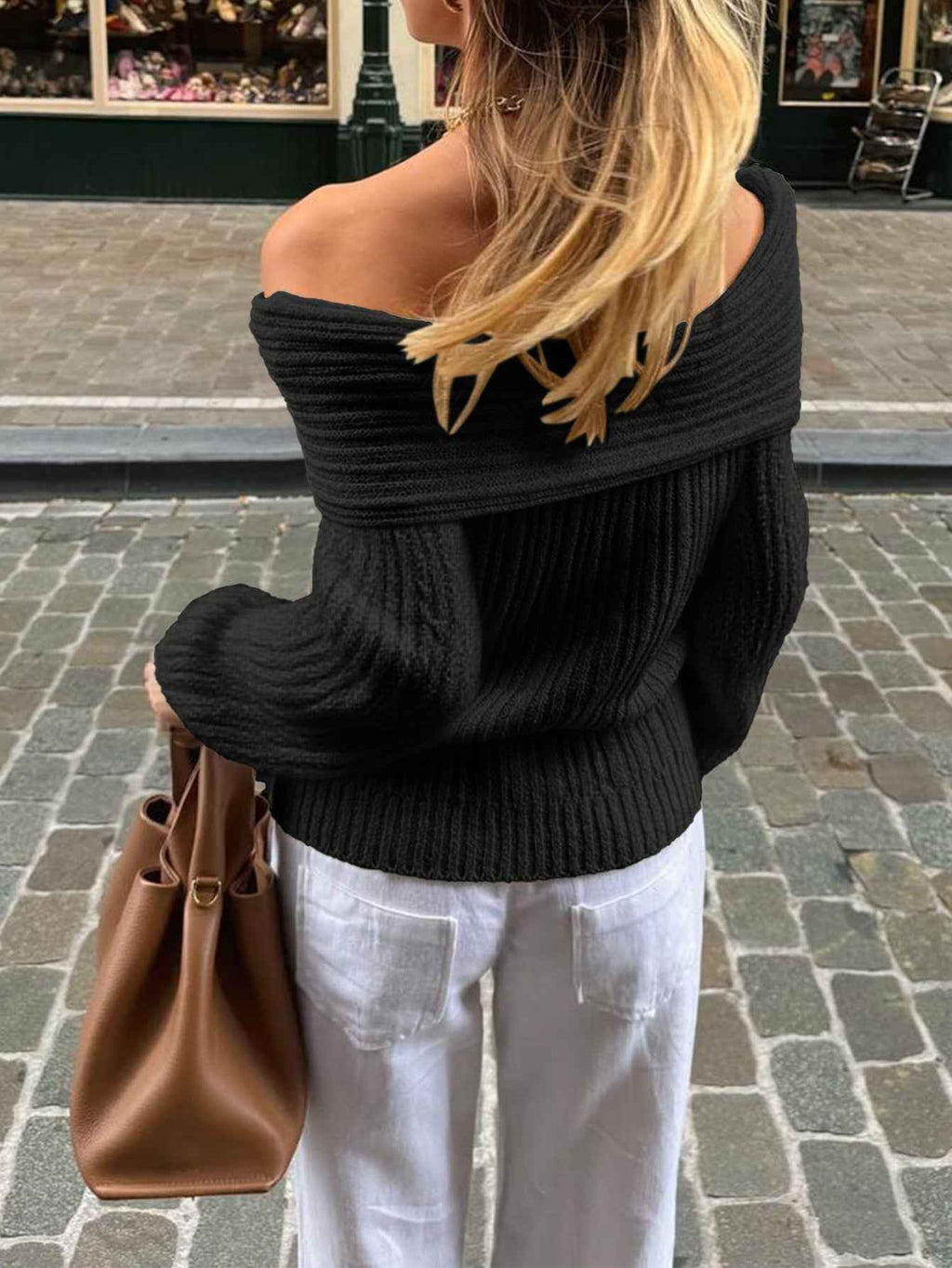 Elegant Wool Long Sleeve Sweater
