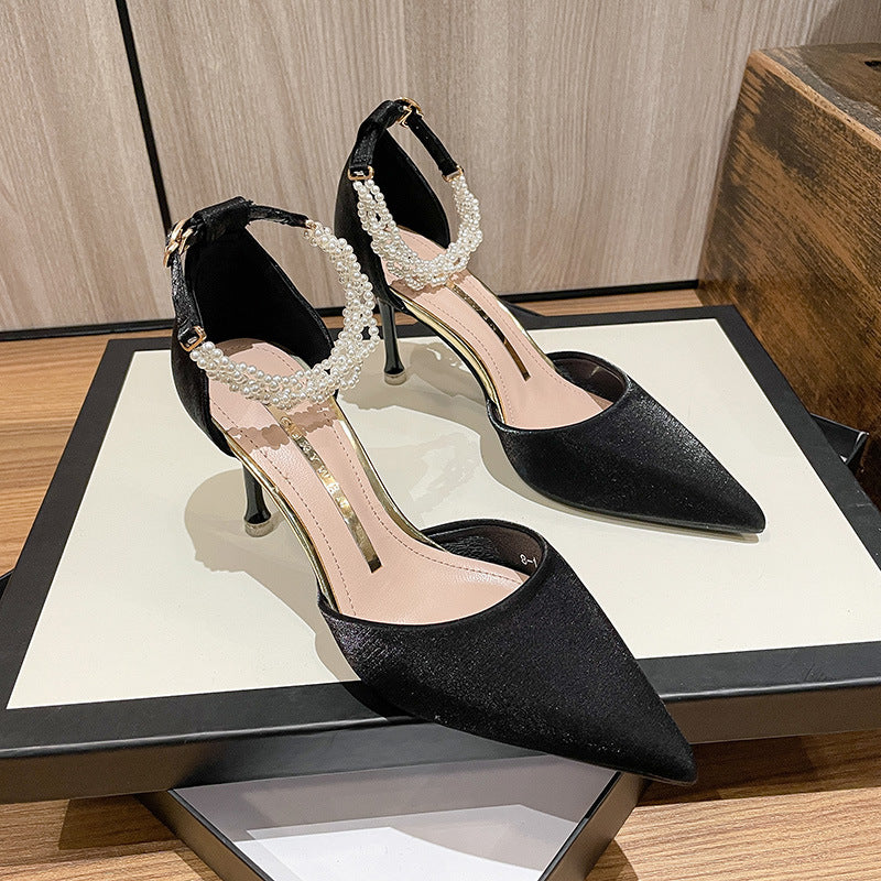 Women's New Stiletto Mid-heel All-match