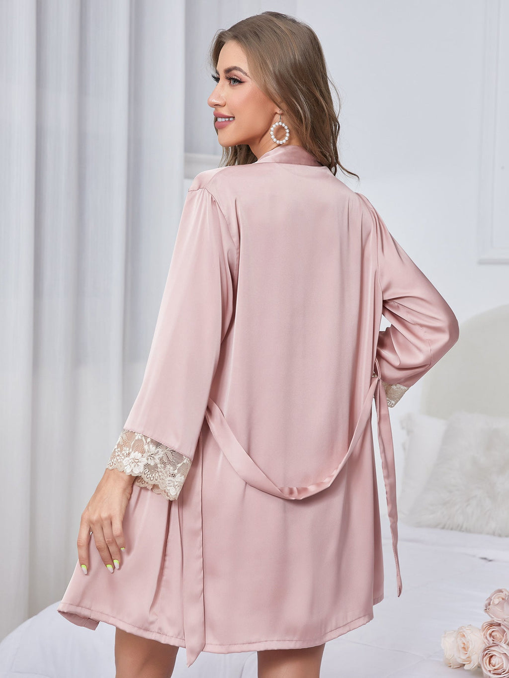 Pajamas Set Long Sleeve Sleepwear for Women
