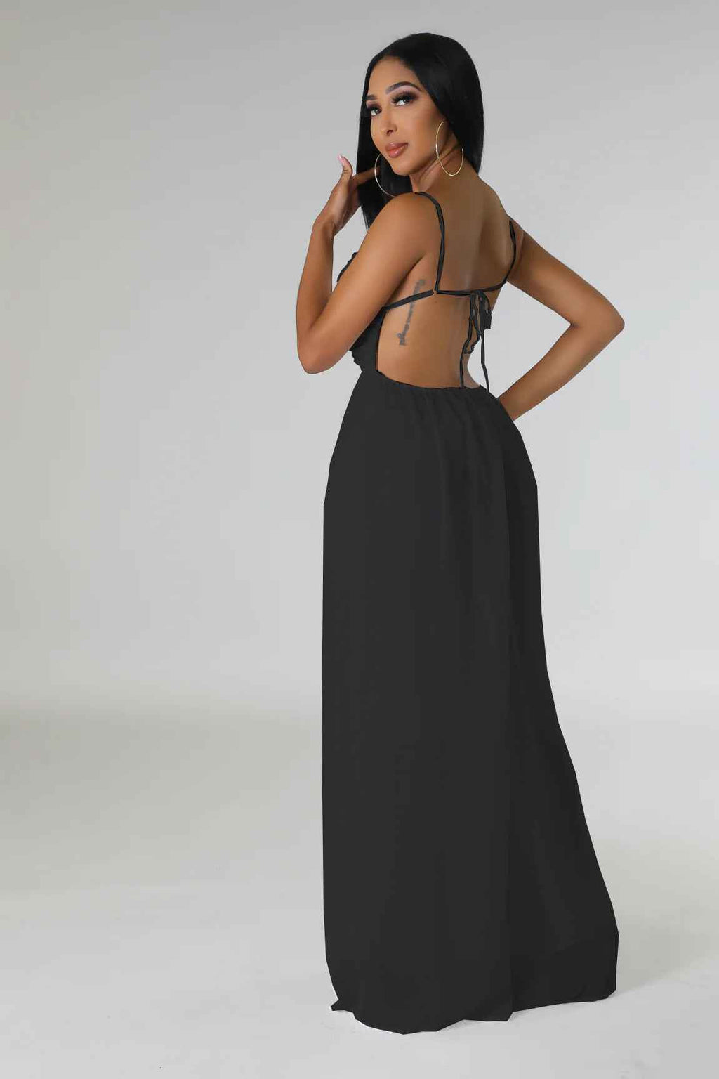 Summer Sling Backless Sexy Solid Color Women Jumpsuit Casual