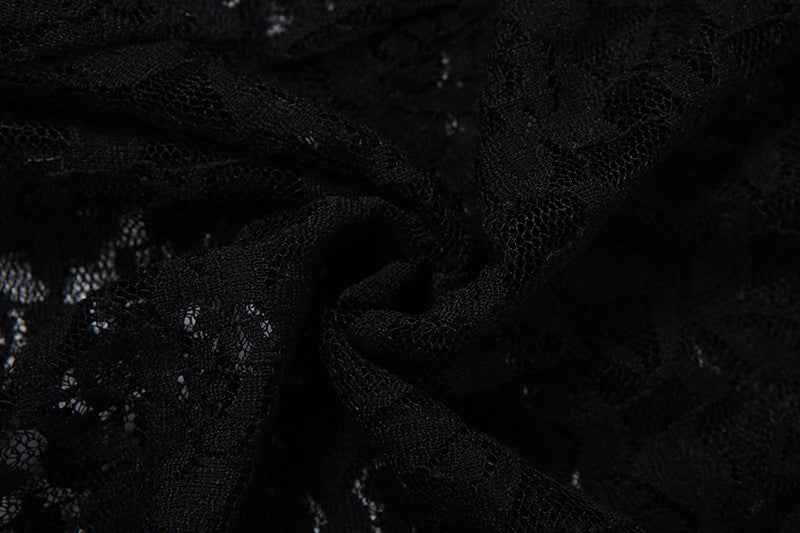 Sexy Lace Stitching Halter Backless Slim Fit Jumpsuit