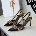 Back Strap Stiletto Heel Pumps for Women