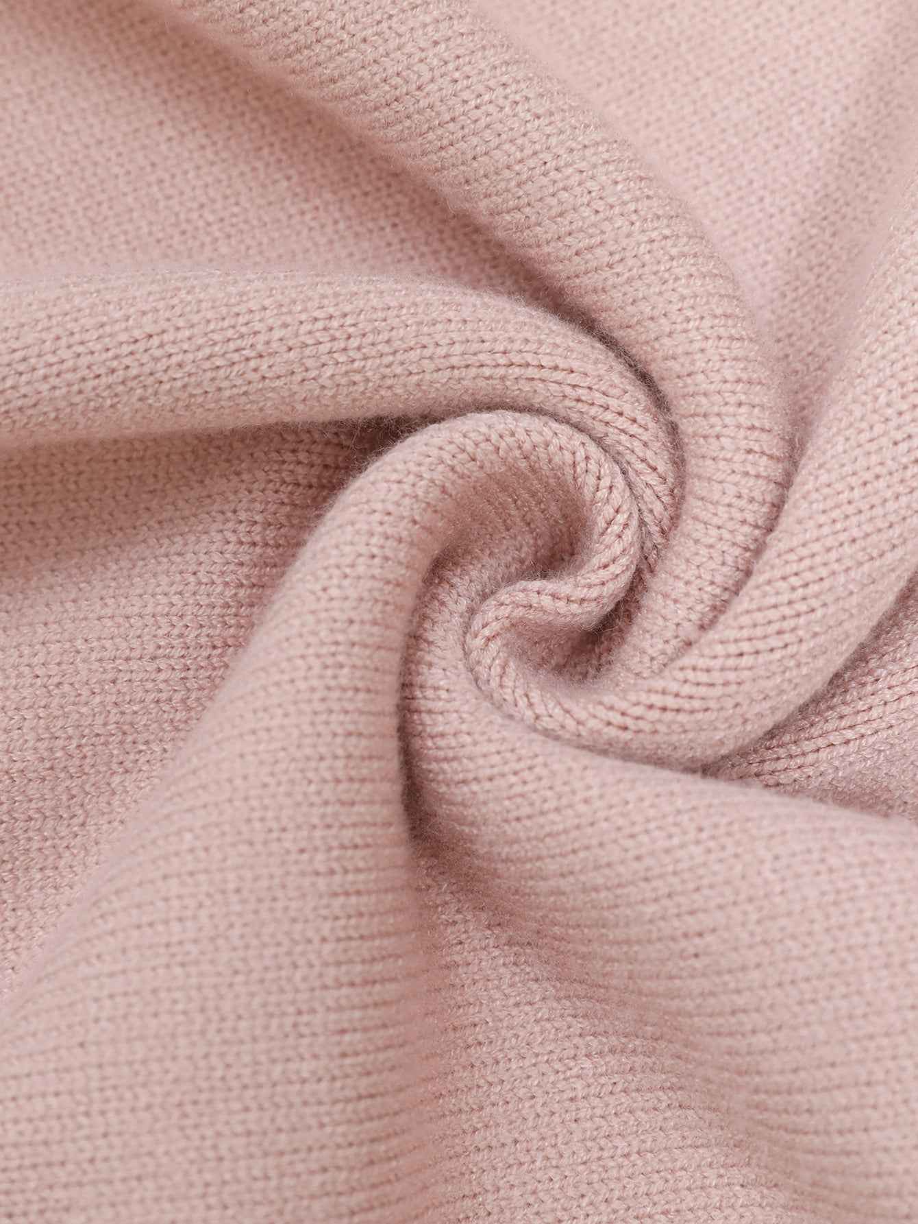 Puff Sleeve Sweater Solid Color