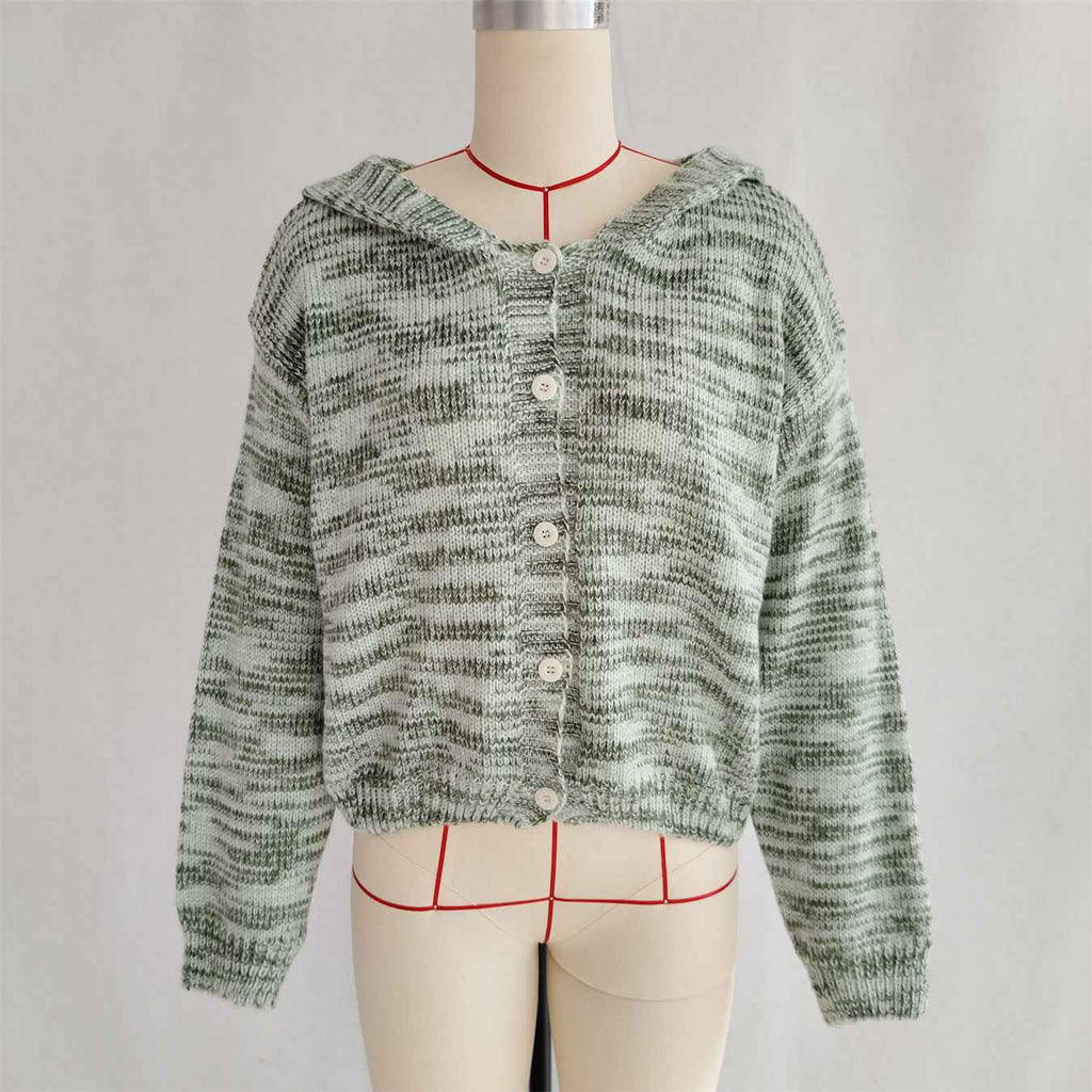 Knitted Cardigan Casual Loose Single Breasted Women Sweater