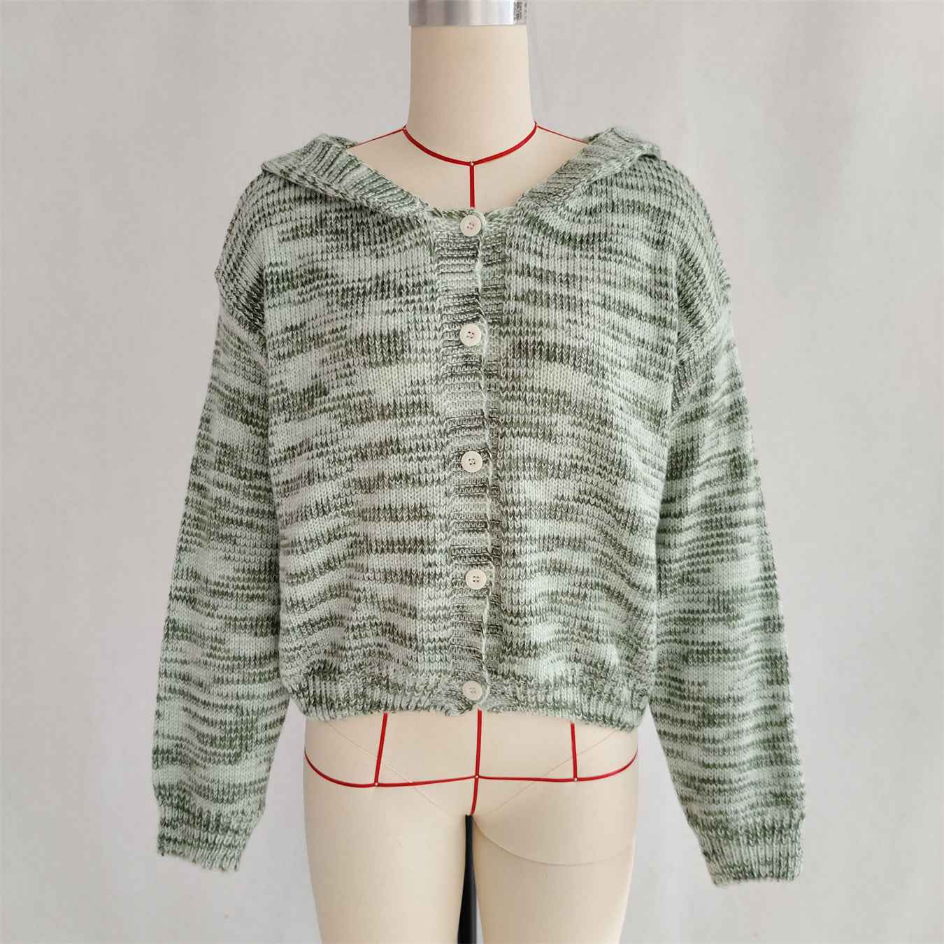 Knitted Cardigan Casual Loose Single Breasted Women Sweater