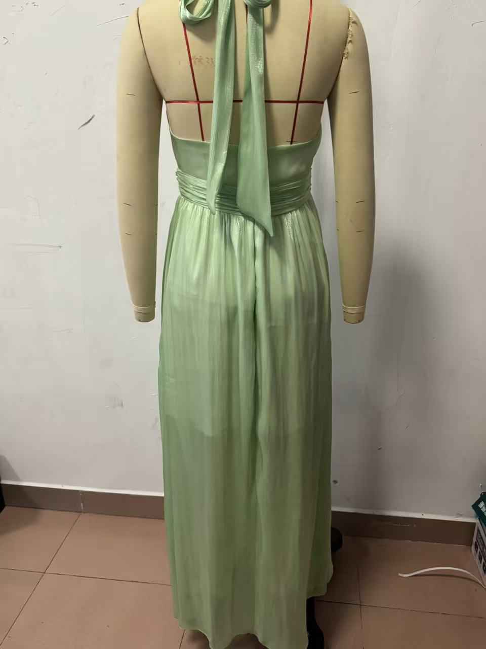 Spring Summer Lotus Leaf Dress Casual Holiday Dress Women Boho Style