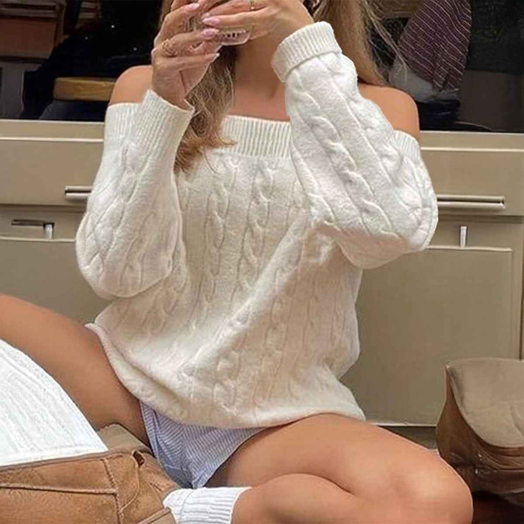 Solid Color Sweater