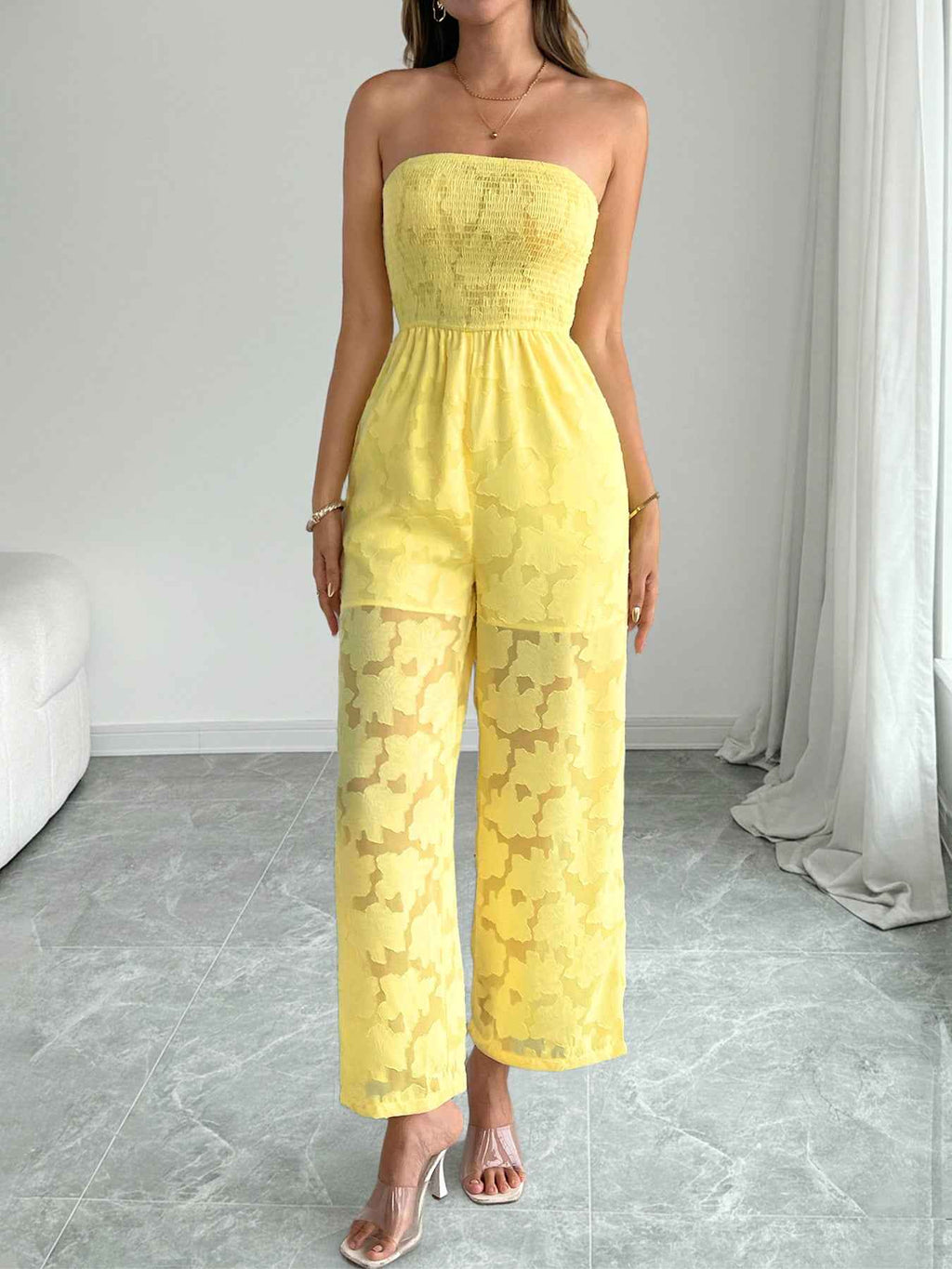 Summer Jacquard Jumpsuit Women