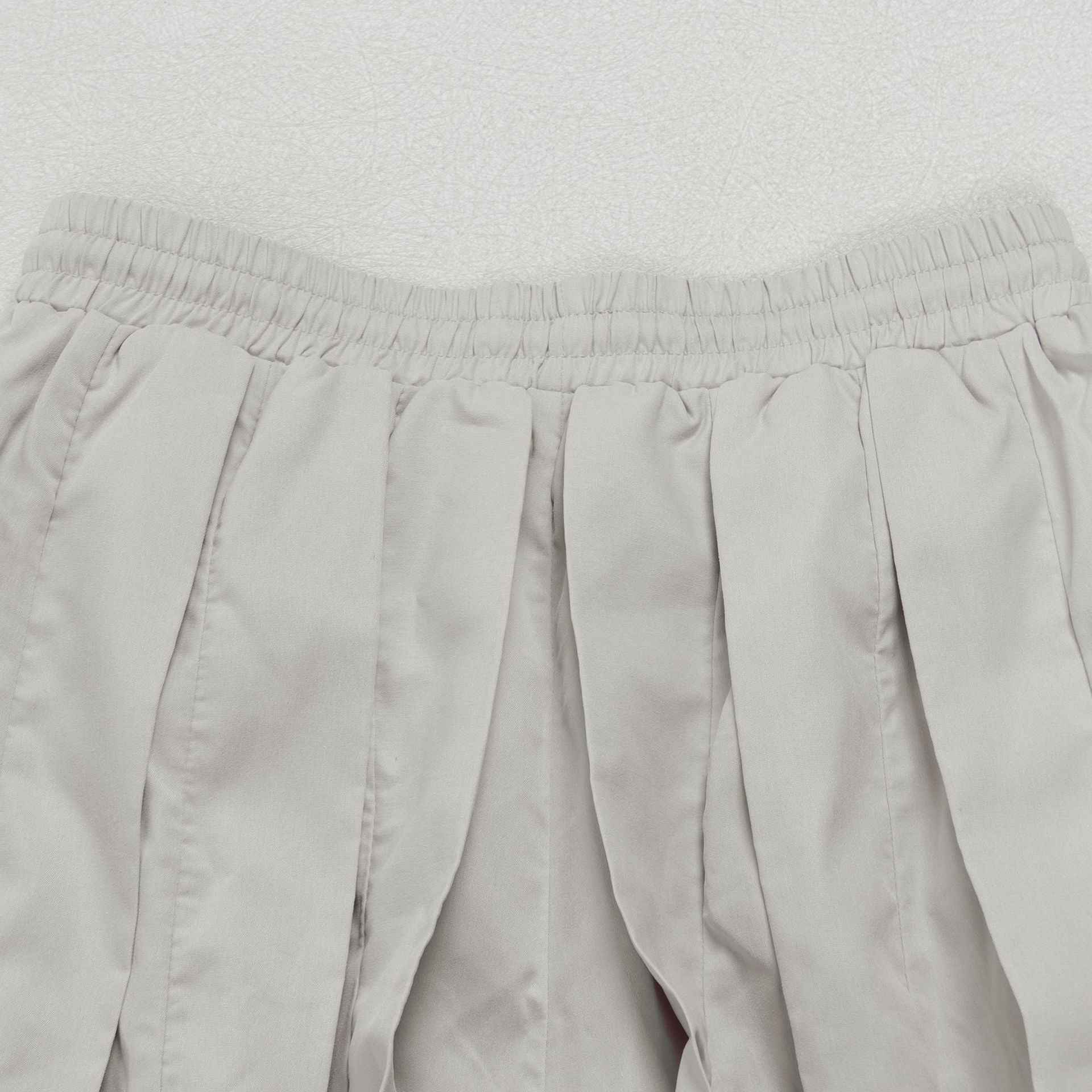 Rise Ruffle Banded Sweats Jeans
