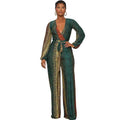 Long Sleeve Jumpsuit Loose Casual