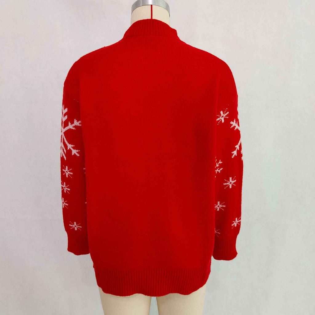 Christmas Knitted Pullover Casual Sweater