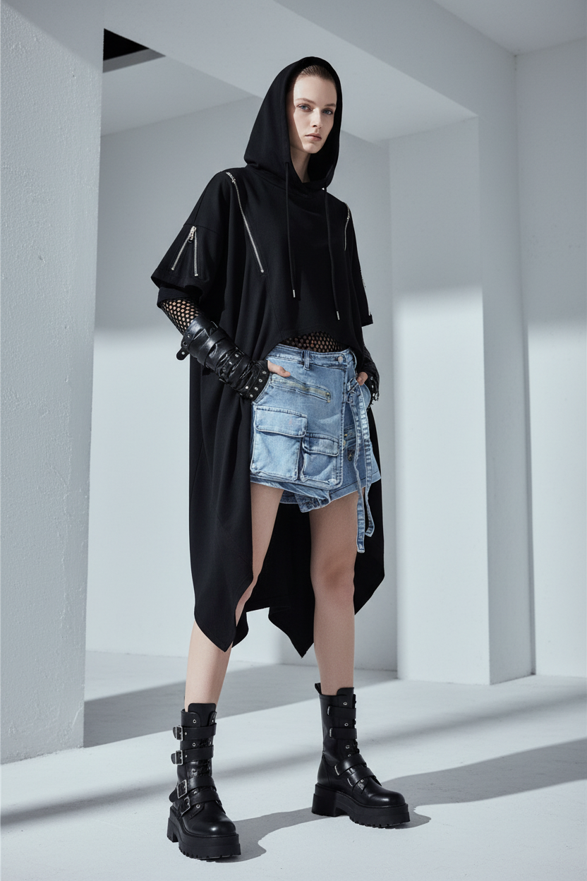 Women's Bottoms Denim Skort