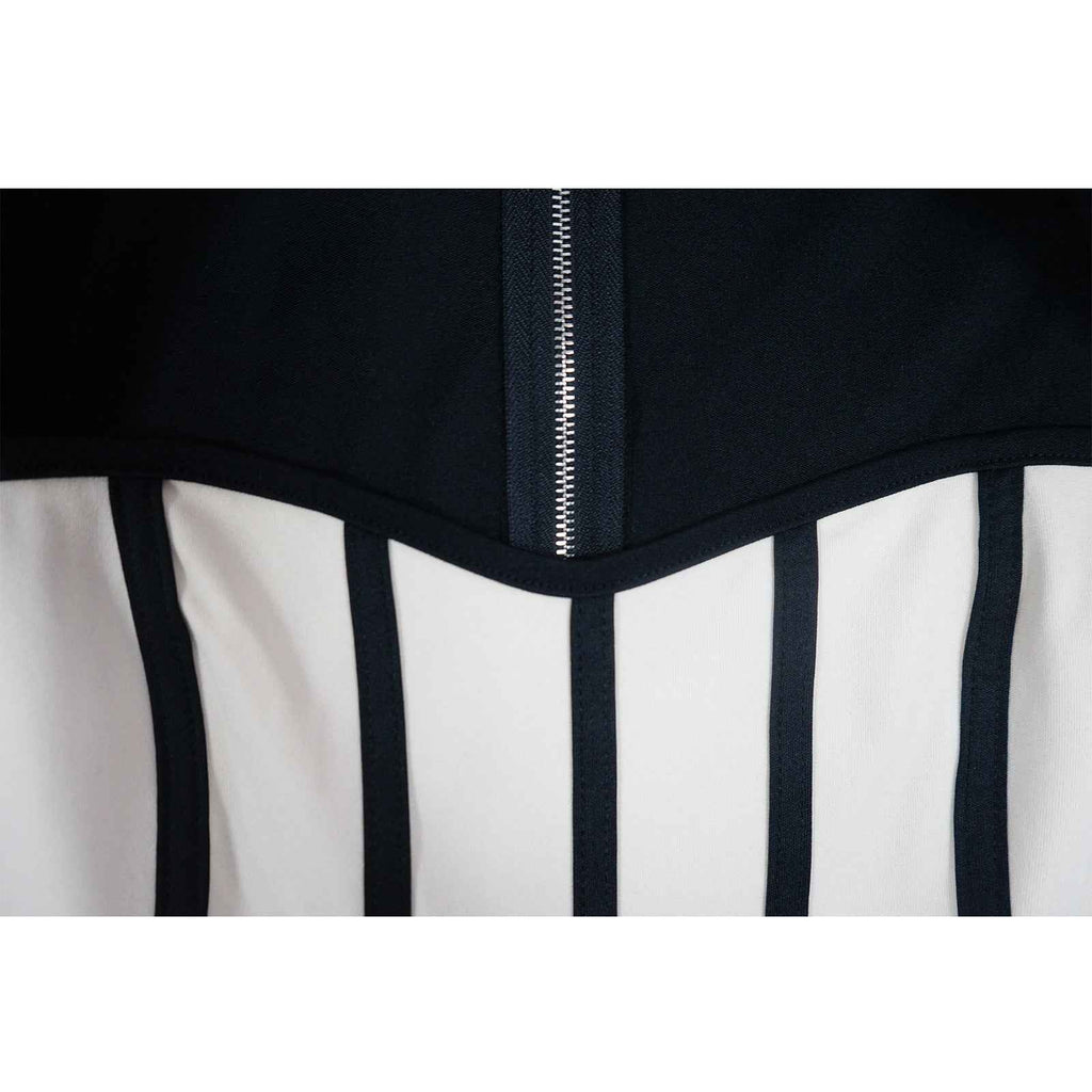 Sexy Waist Trimming Color Contrast Patchwork Jumpsuit