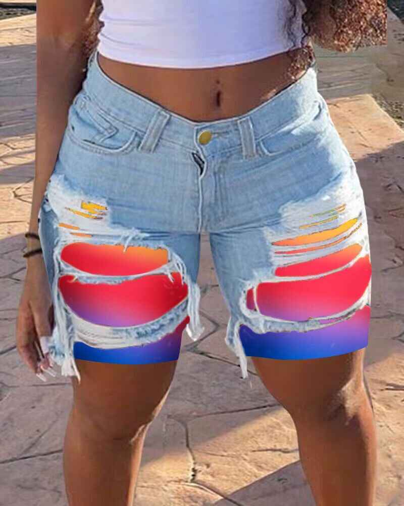4th of July Collection Bottoms for Women Patriotic Birthday Collection Patch Bottoms