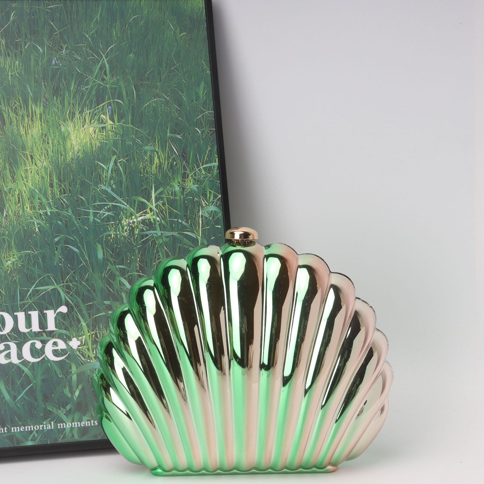 Shell Box Bag, Clutch Purse, Dinner Purse evening Clutch Purse Party