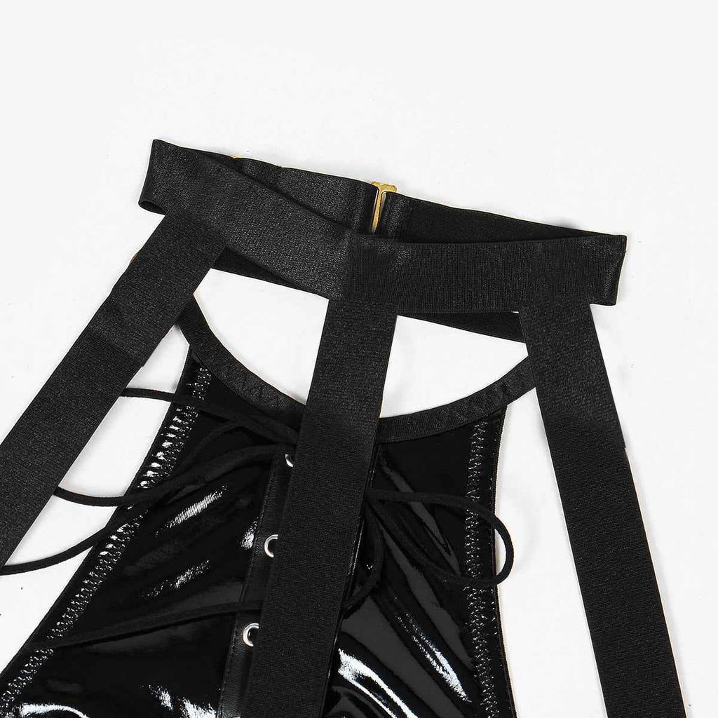 Seduction Metal Bodysuit Lingerie
