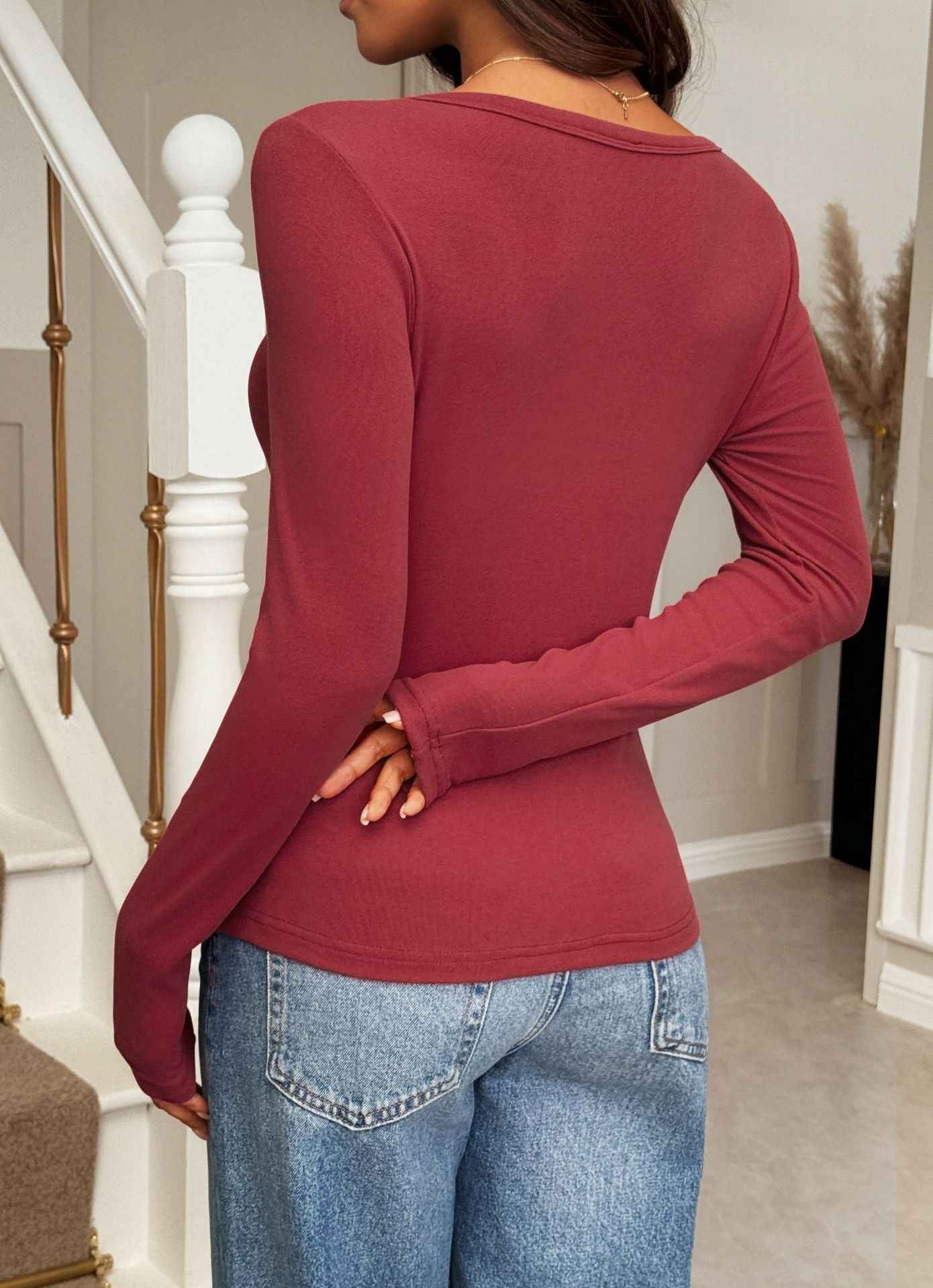 Sexy Solid Color Long Sleeve Cardigan Sweater