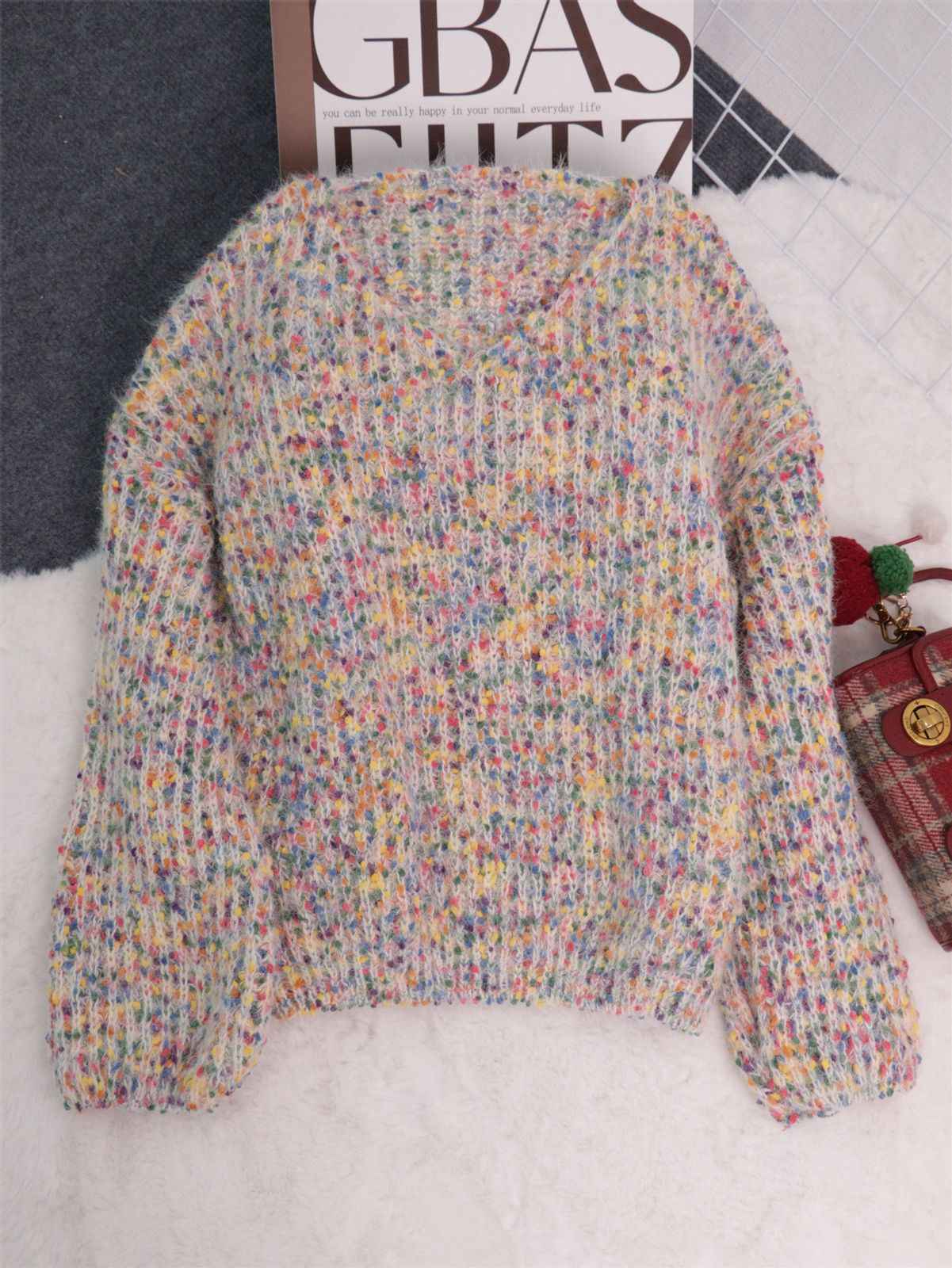 Knitted Pullover Sweater for Women